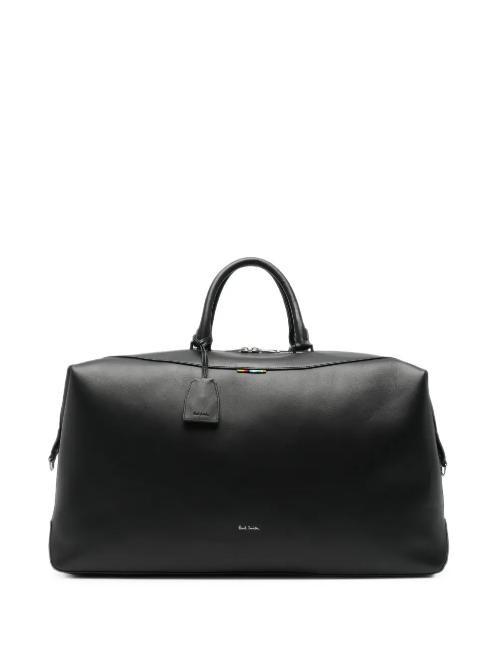 Paul Smith logo-print leather holdall