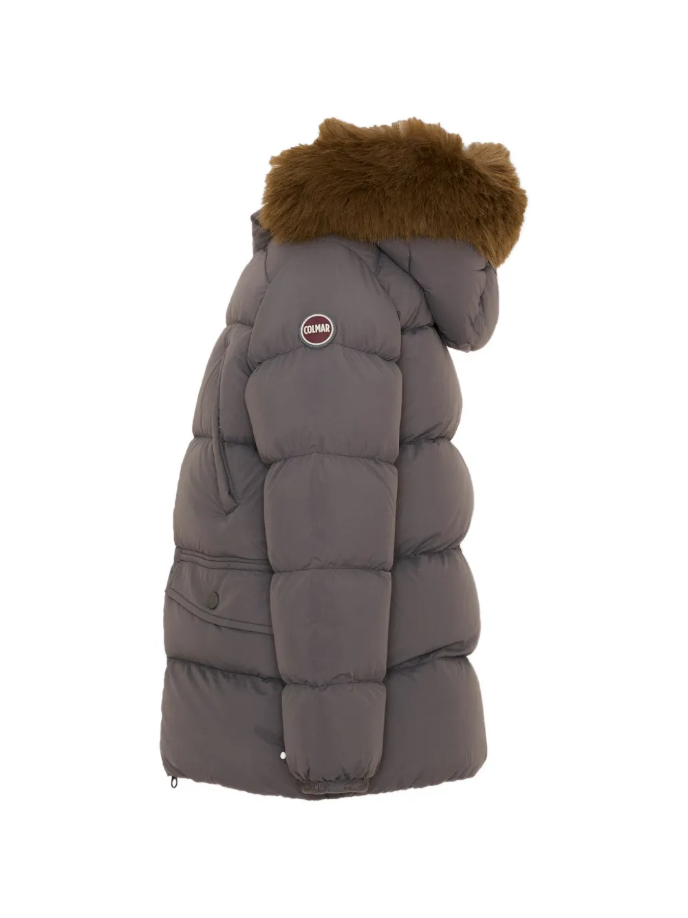 Colmar Kids faux-fur trim puffer jacket Grijs