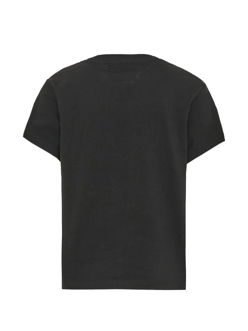 John Richmond Junior logo-print rhinestone-embellished T-shirt Zwart