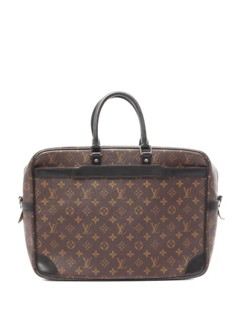 Louis Vuitton Pre-Owned 2010 Monogram Macassar Porte Documents Voyage GM business bag
