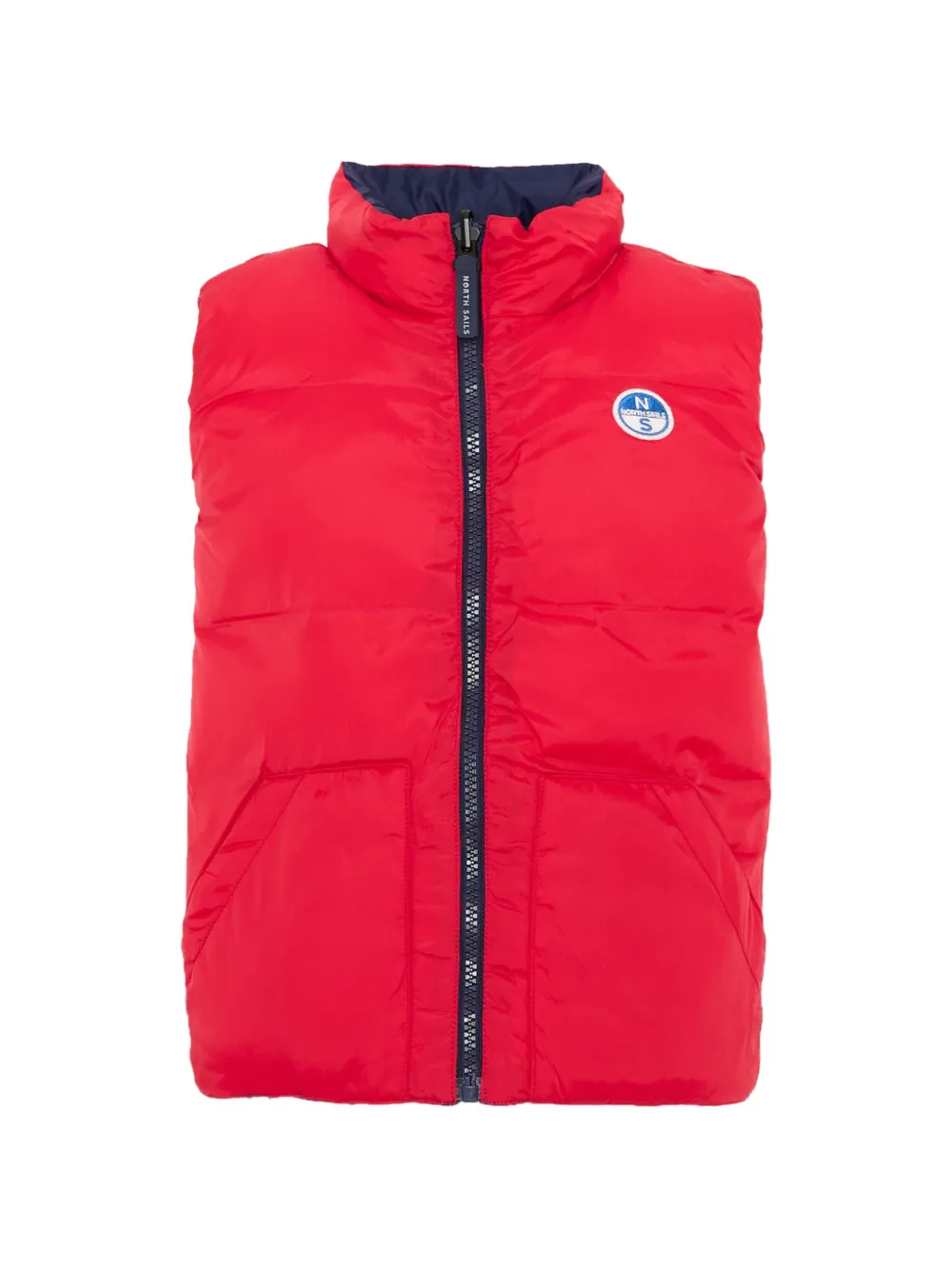 North Sails Kids reversible padded waistcoat Blauw