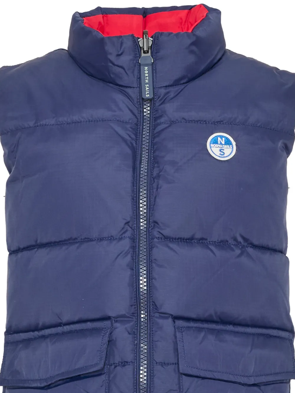 North Sails Kids reversible padded waistcoat Blauw