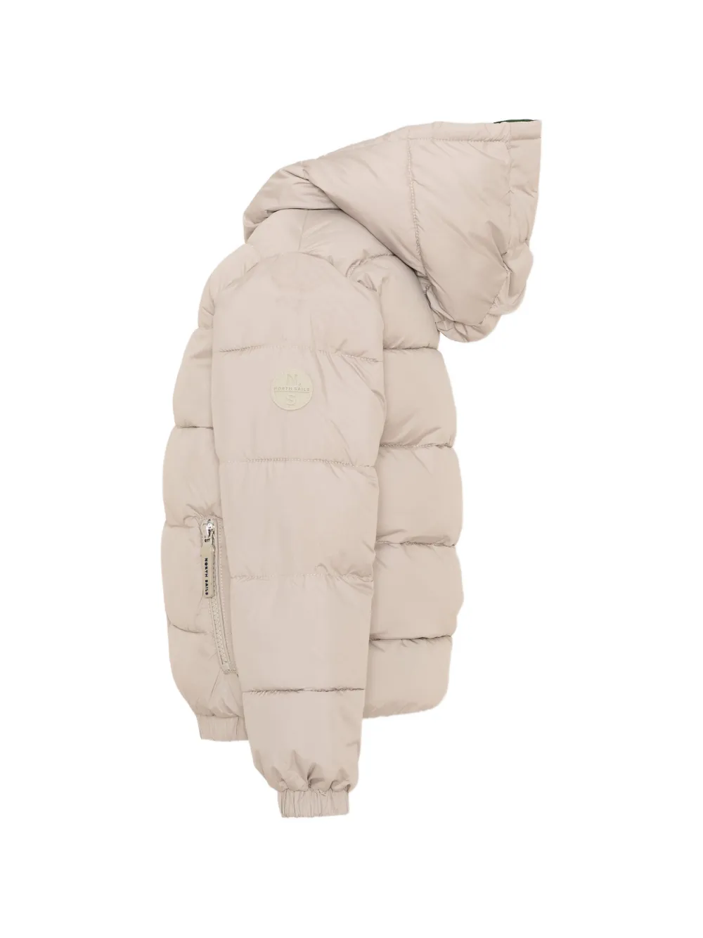 North Sails Kids reversible quilted jacket Beige