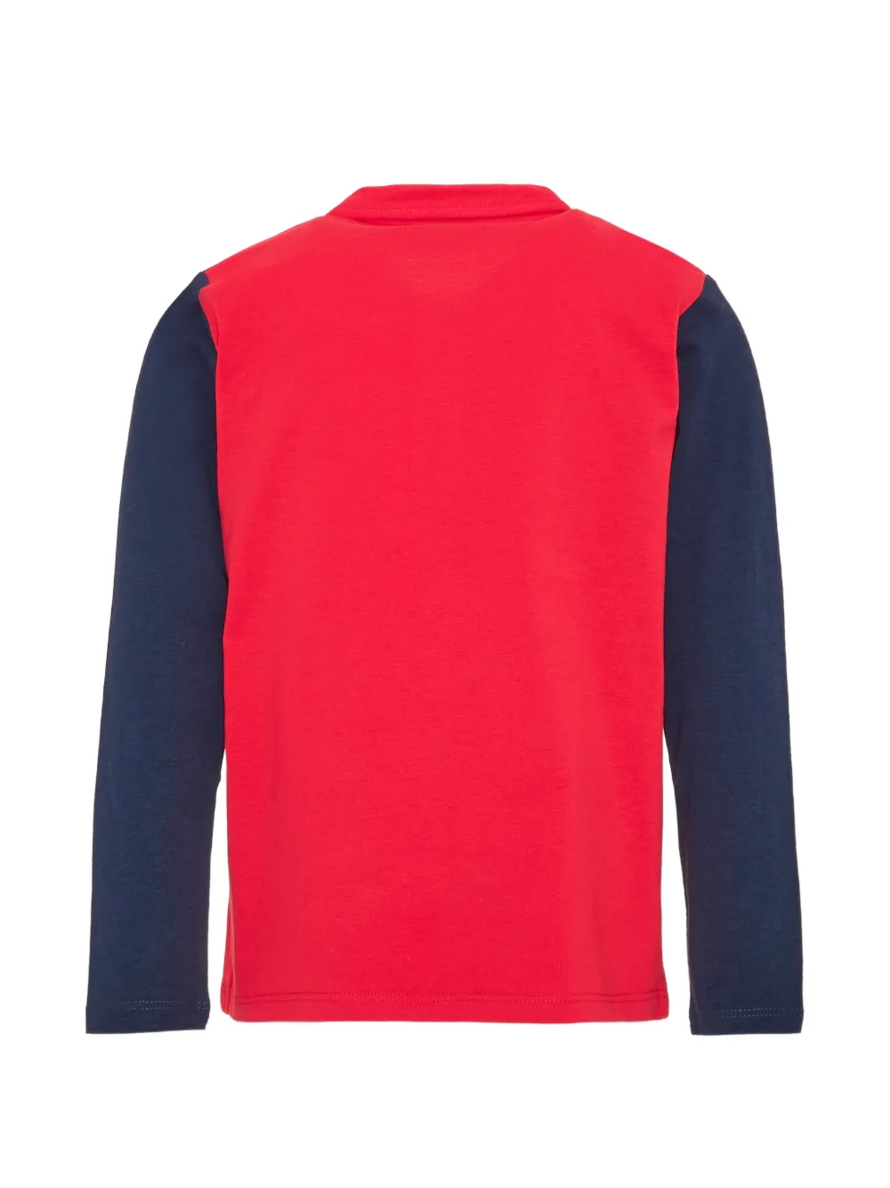 TRUSSARDI JUNIOR colour-block long-sleeve polo shirt Rood