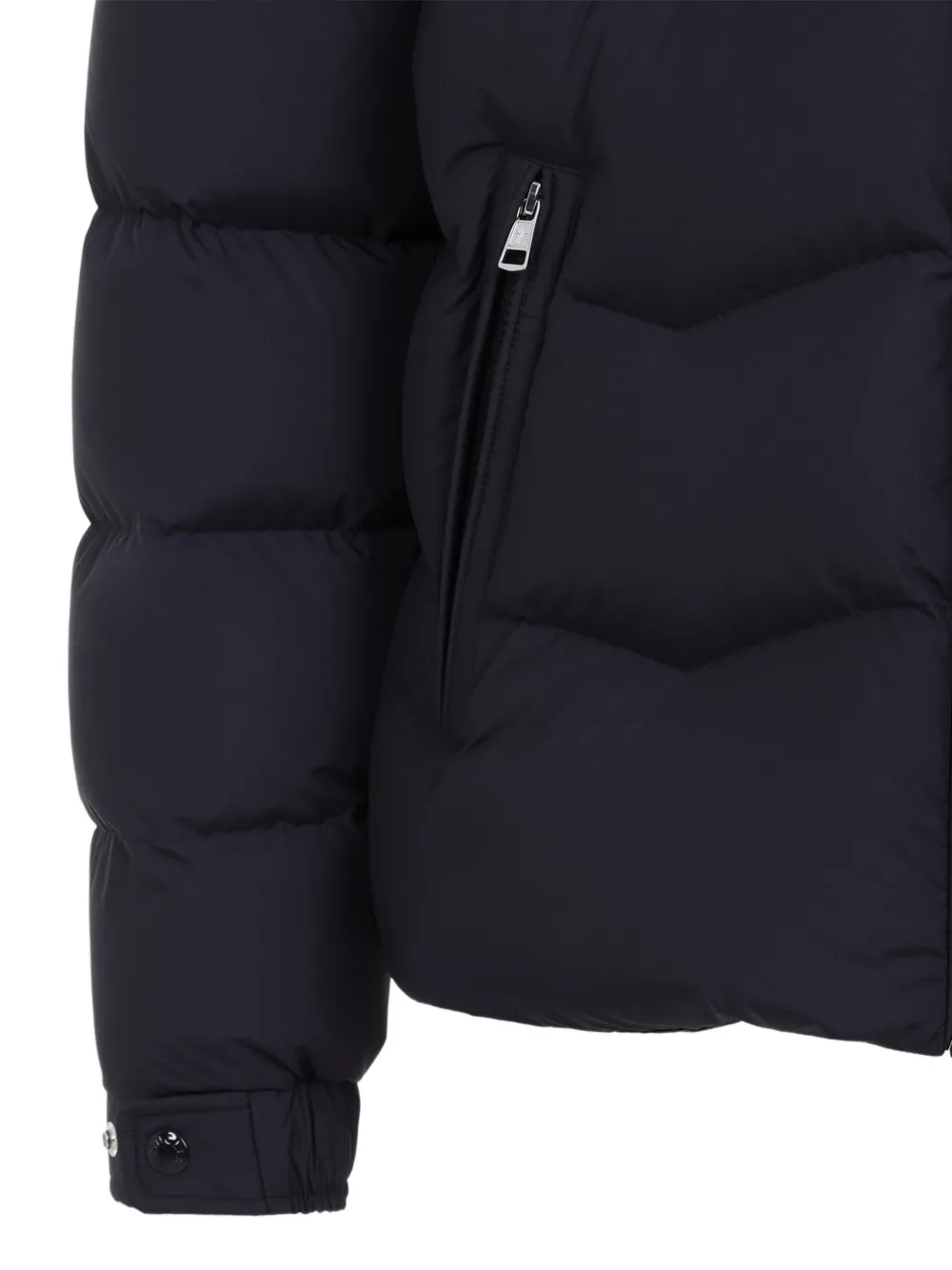 Moncler Ravelis hooded down jacket Blauw