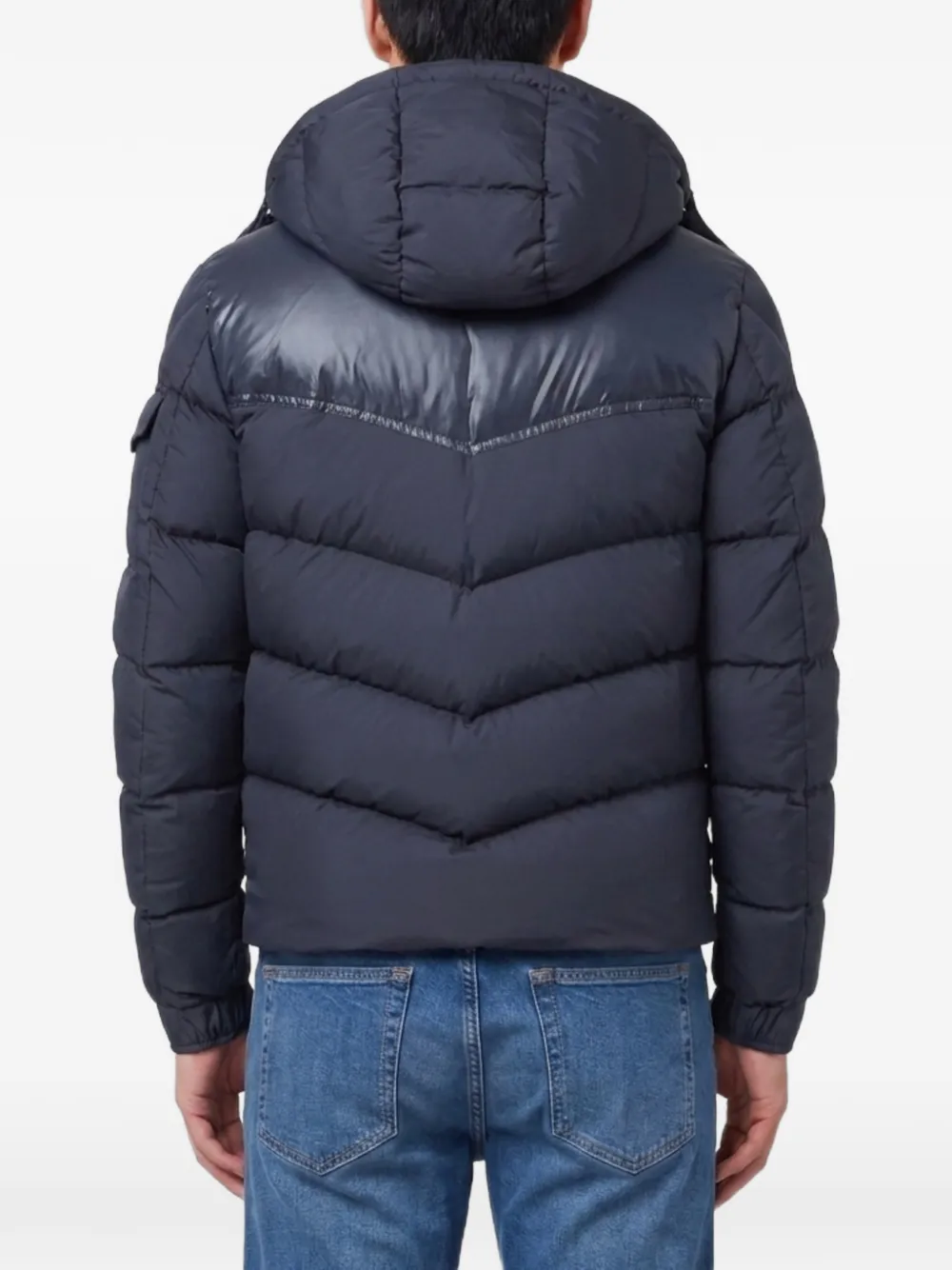 Moncler Ravelis Hooded Down Jacket | Azul | FARFETCH BR