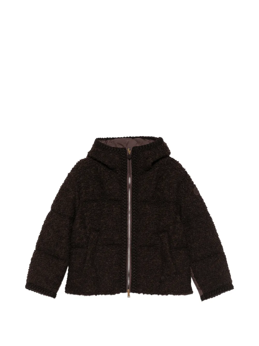 Moncler Cristallin hooded down jacket