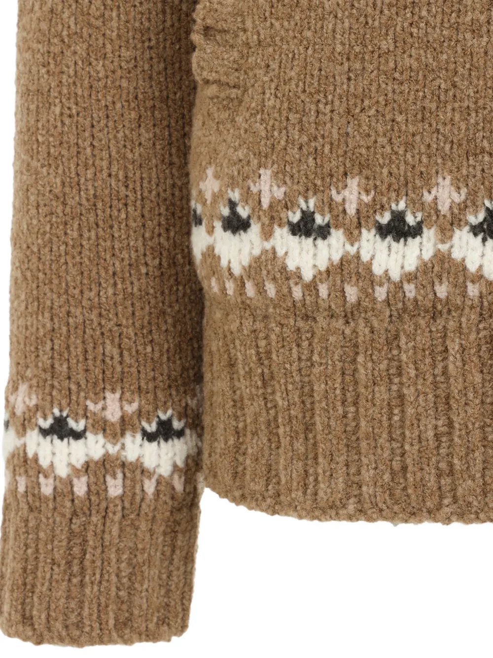 Moncler Gewatteerd jack met lange mouwen Bruin