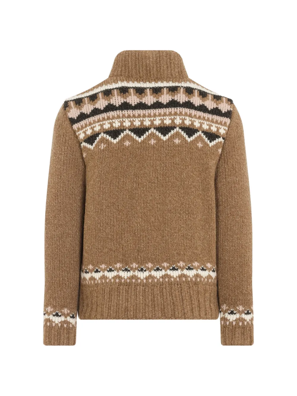 Moncler Gewatteerd jack met lange mouwen Bruin