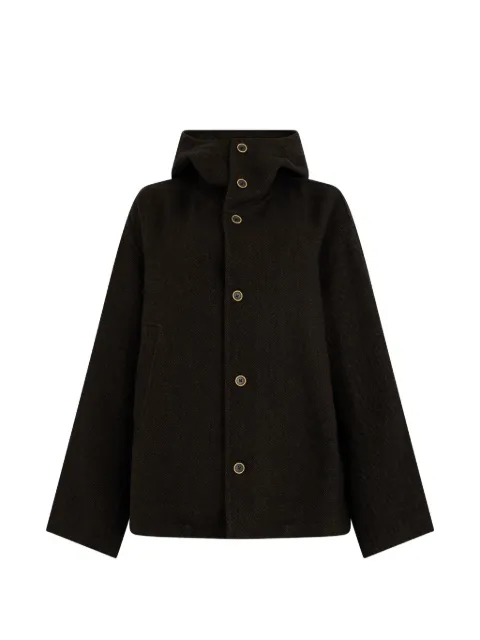 Uma Wang hooded button-up jacket