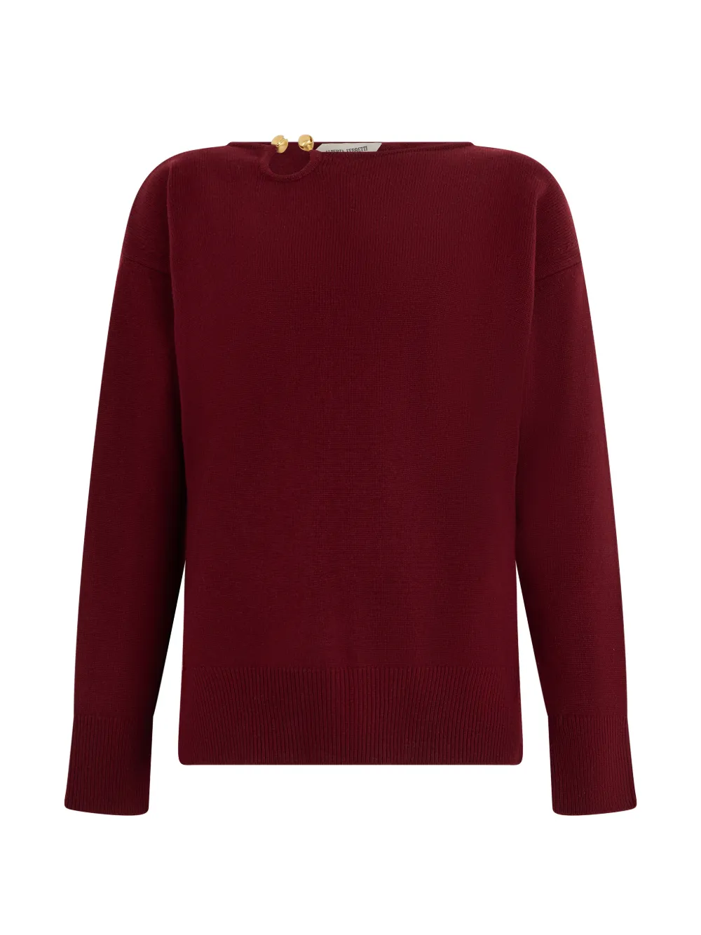 Alberta Ferretti embellished long-sleeve top