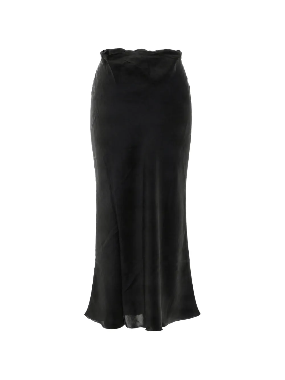 Fiorucci satin-finish maxi skirt Zwart