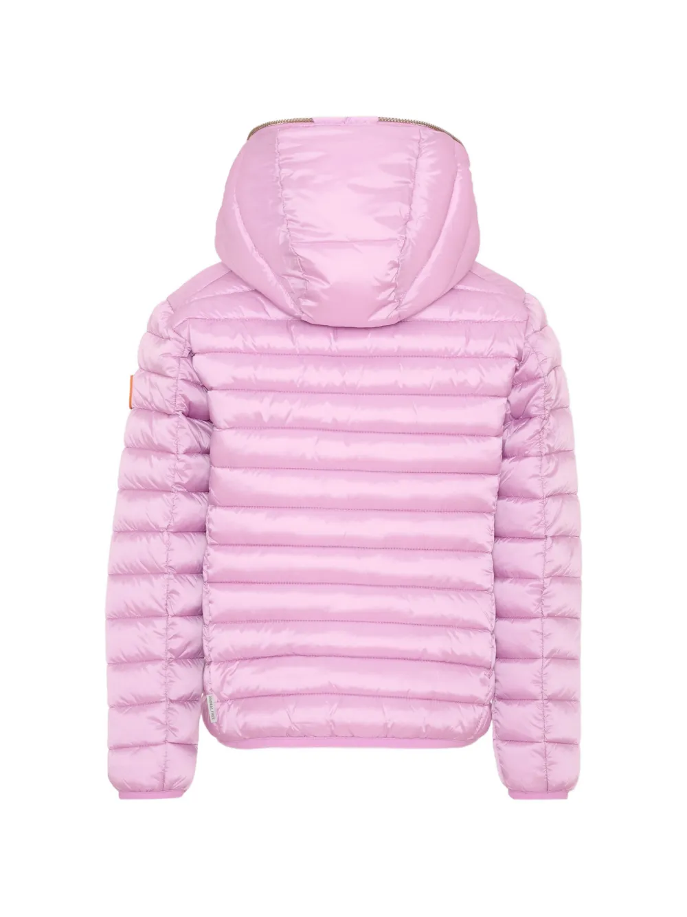 Save The Duck Kids quilted hooded jacket Roze