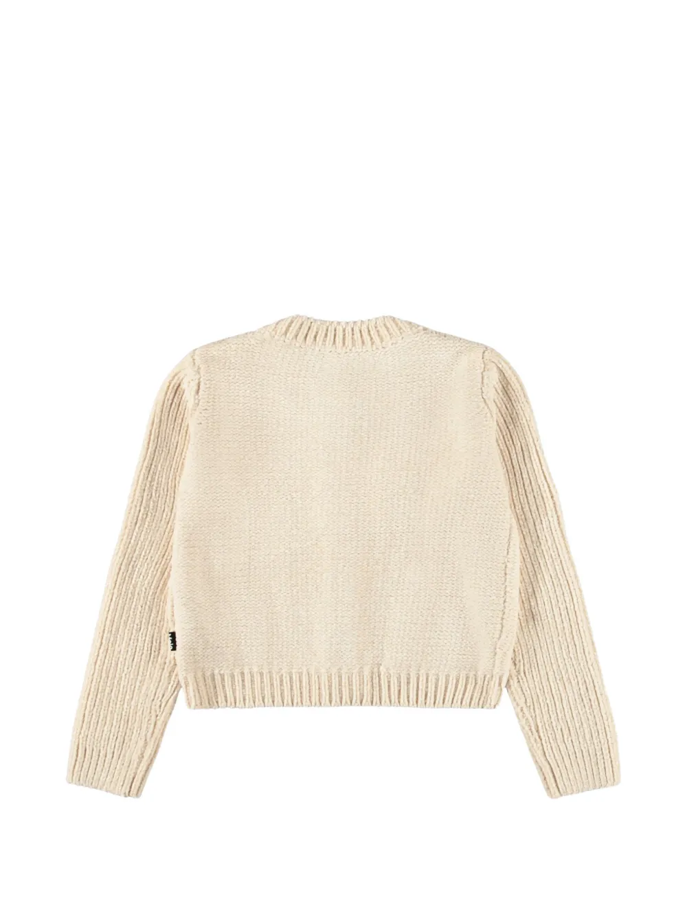 Molo Gilah chunky-knit button-up cardigan Beige