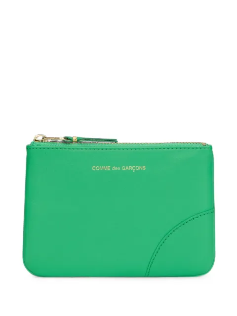 Comme Des Garçons Wallet logo-print zip-around wallet