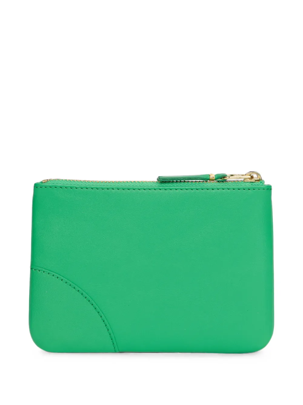 Comme Des Garçons Wallet Portemonnee met logoprint en rits Groen