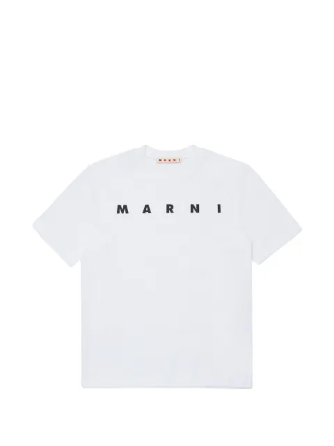 Marni Kids camiseta con logo estampado