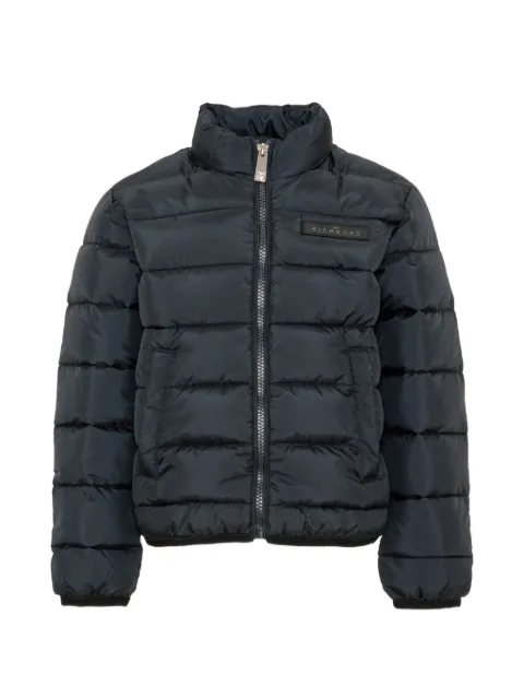 John Richmond Junior logo-patch quilted padded jacket