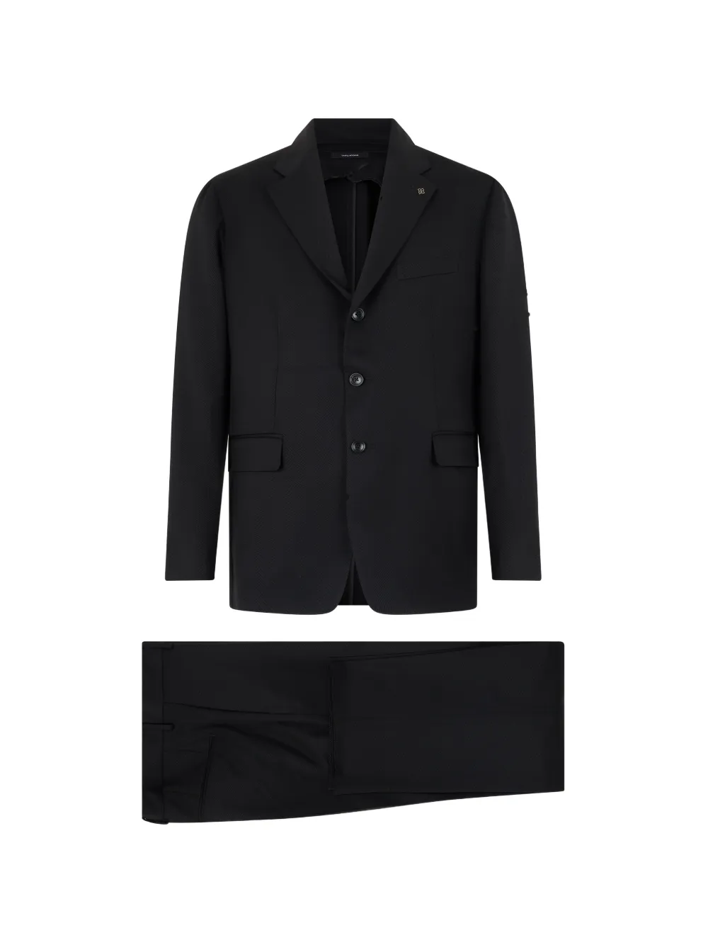 Tagliatore single-breasted notched-lapels suit - Nero