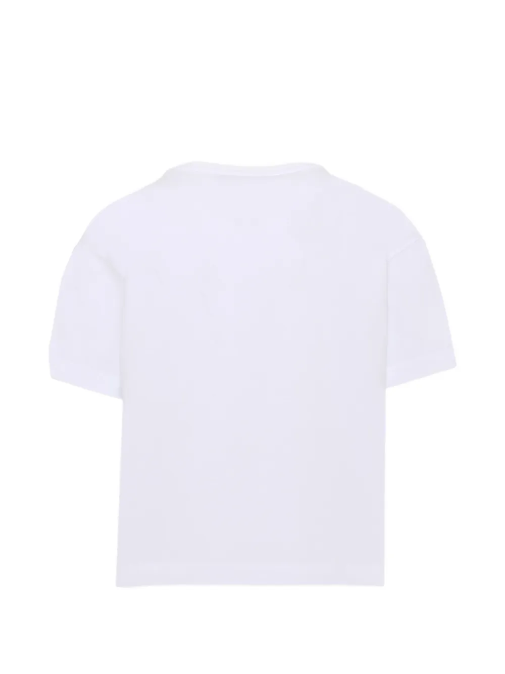 Roberto Cavalli Junior T-shirt met geborduurd logo Wit