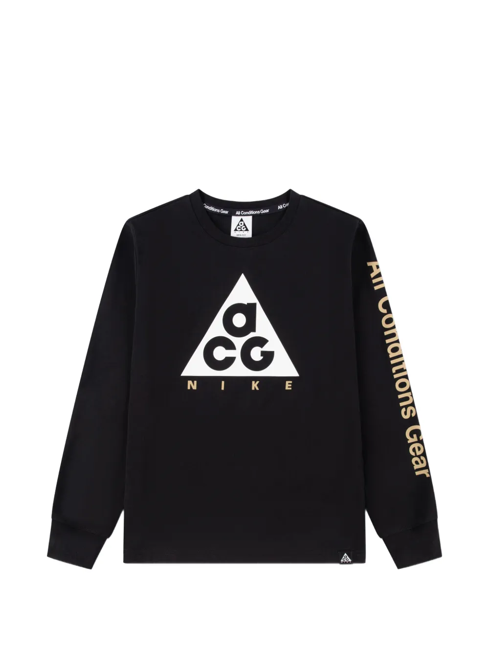 Nike Kids ACG logo-print T-shirt - Nero
