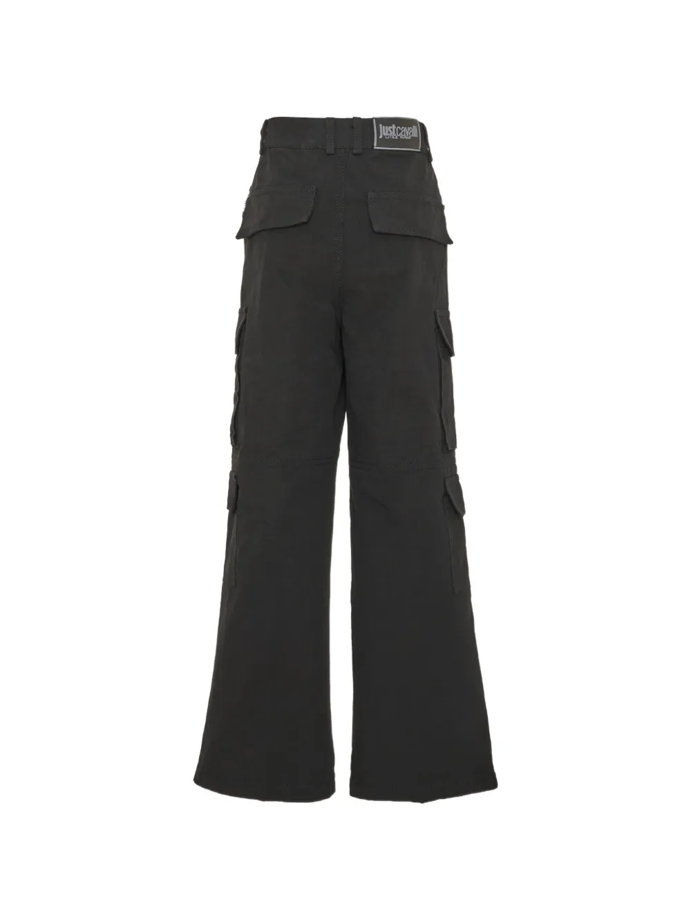 Just Cavalli Kids multi-pocket cargo pants Zwart
