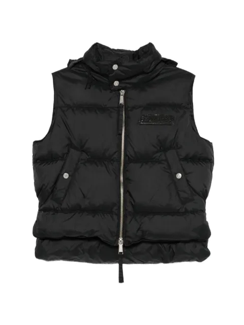 DSQUARED2 2000s quilted hooded gilet