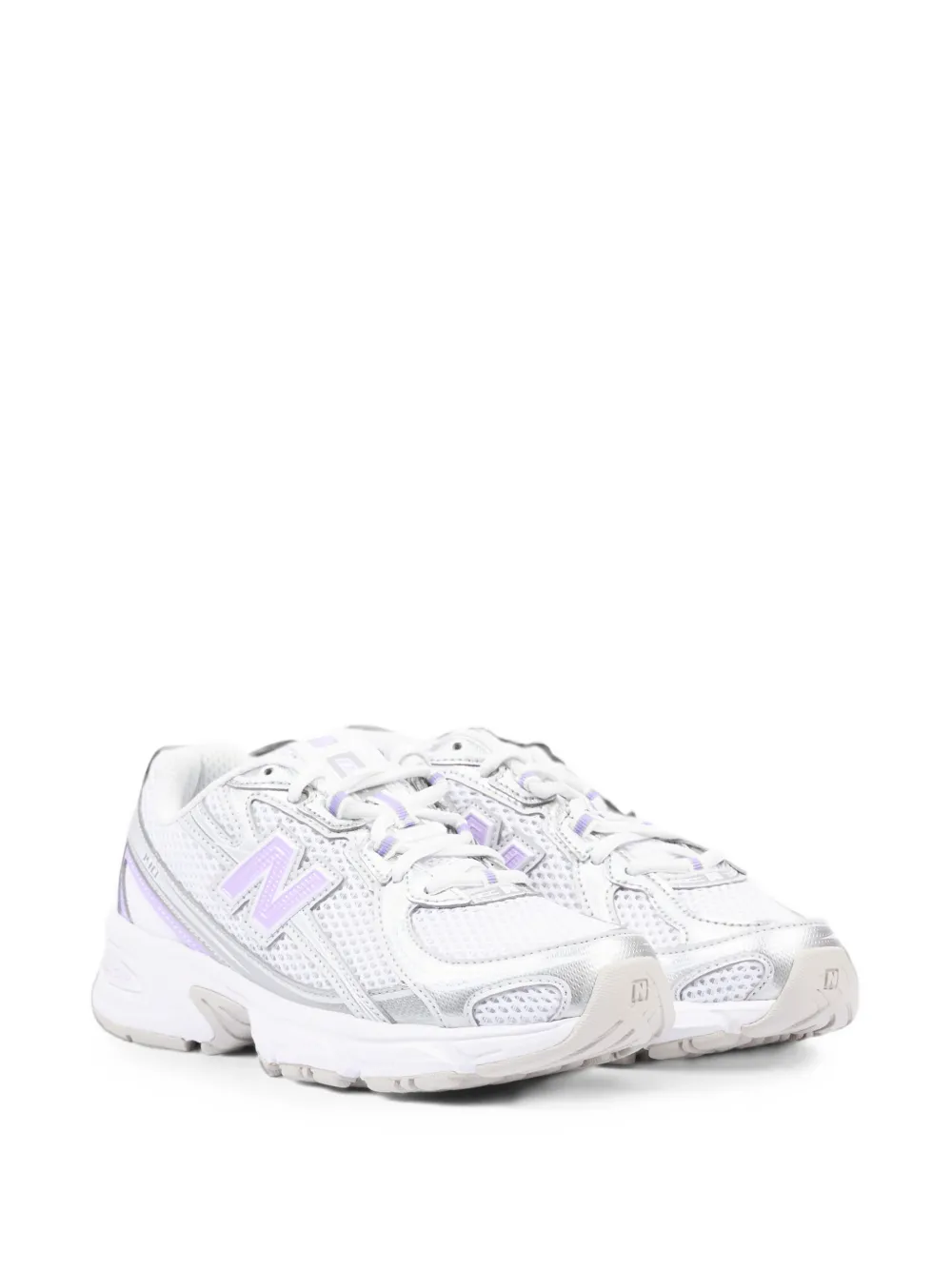 New Balance Kids mesh-panelled 740 Bungee Lace sneakers - Bianco