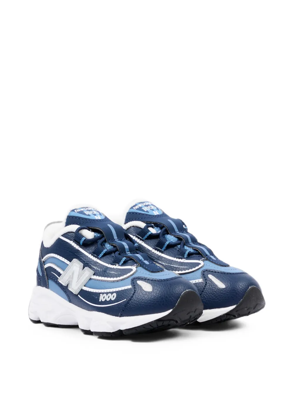 New Balance Kids 1000 panelled sneakers - Blu