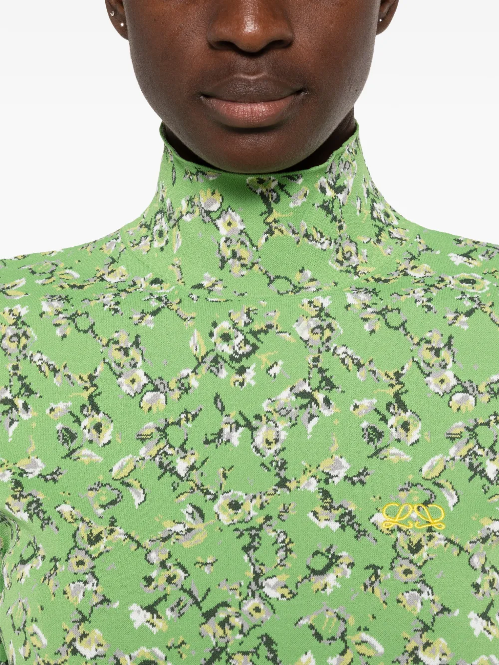 LOEWE x Cosima Von Bonin T-shirt met bloemenprint Groen