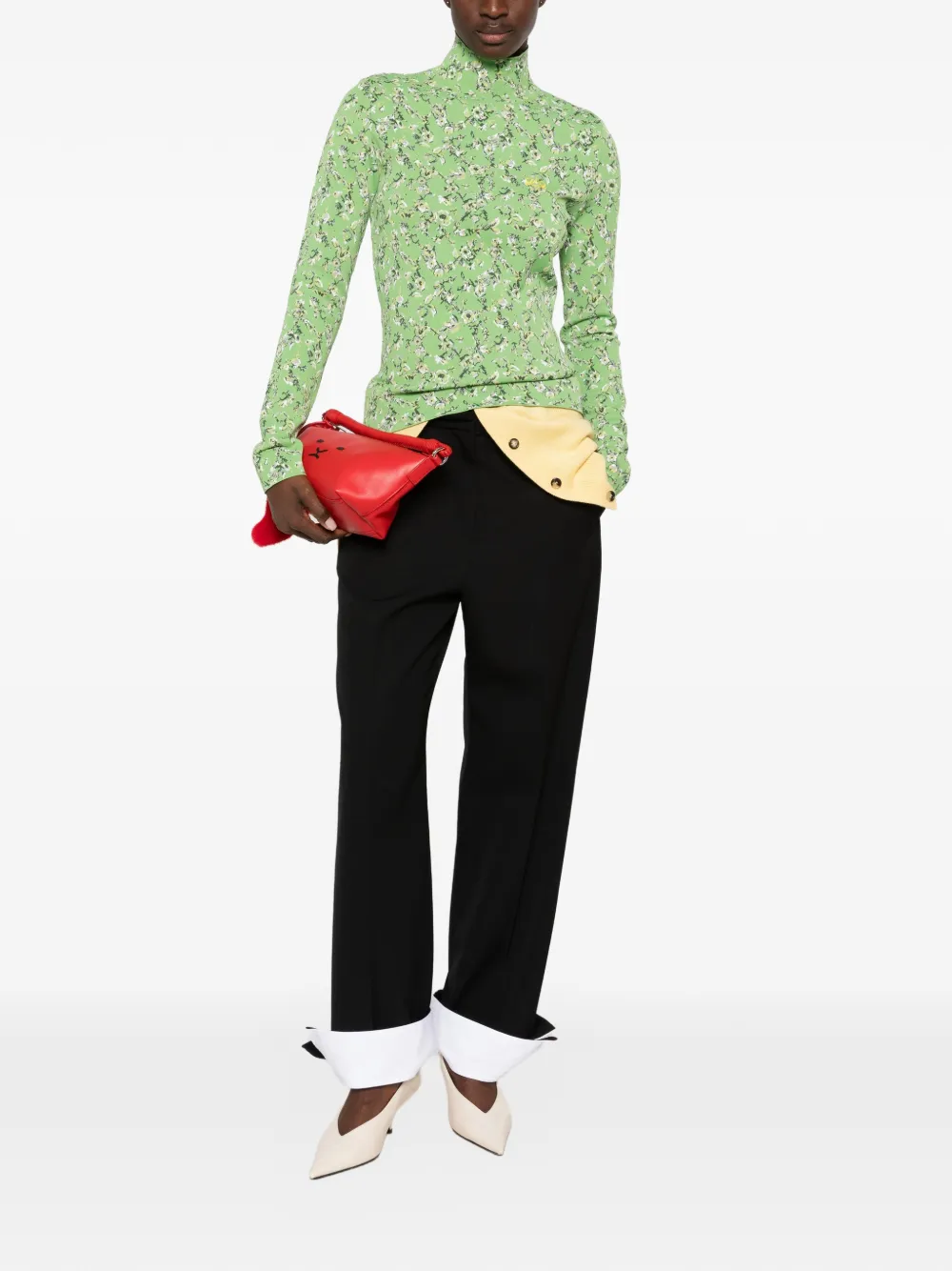 LOEWE x Cosima Von Bonin T-shirt met bloemenprint Groen