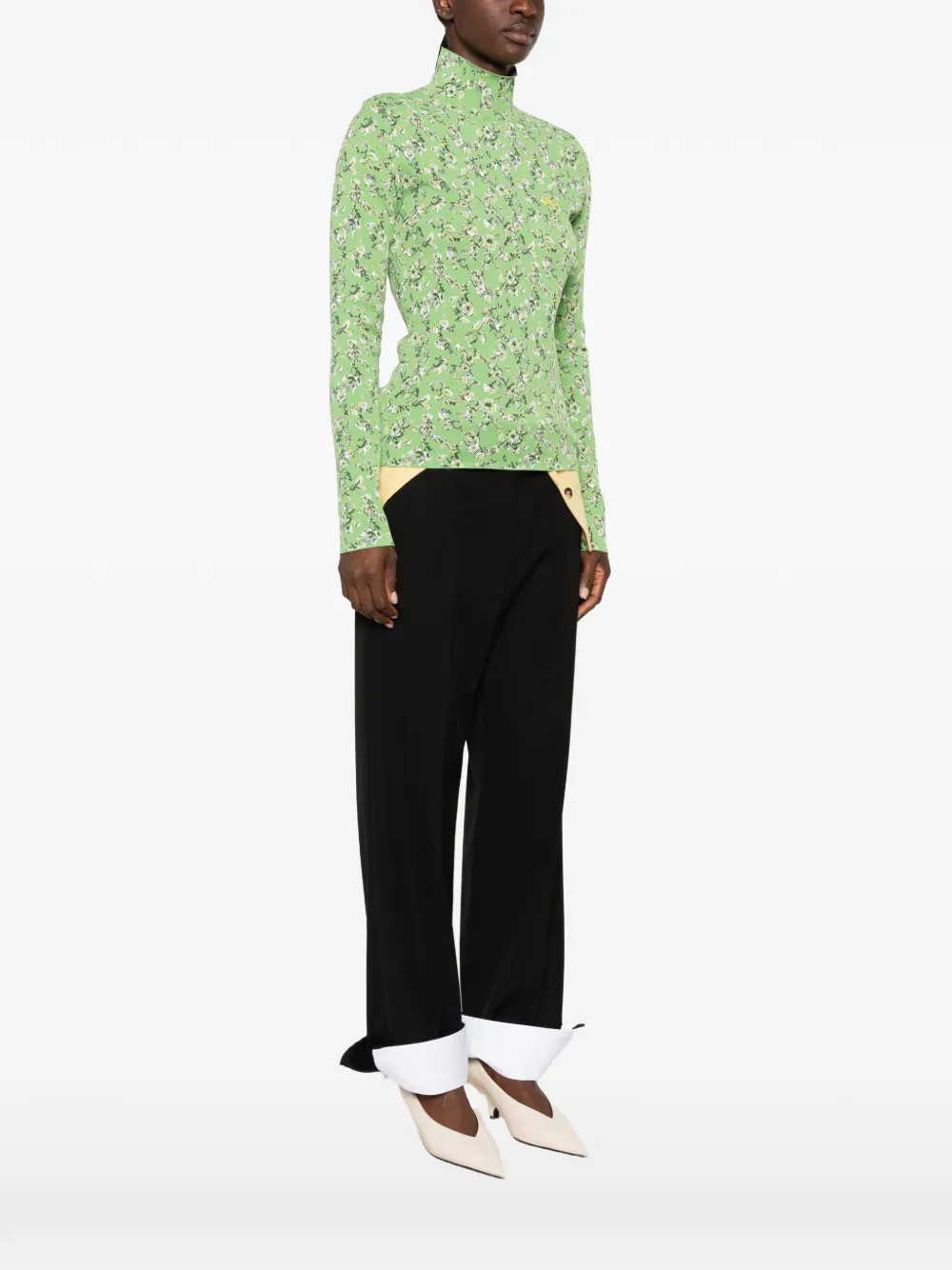 LOEWE x Cosima Von Bonin T-shirt met bloemenprint Groen