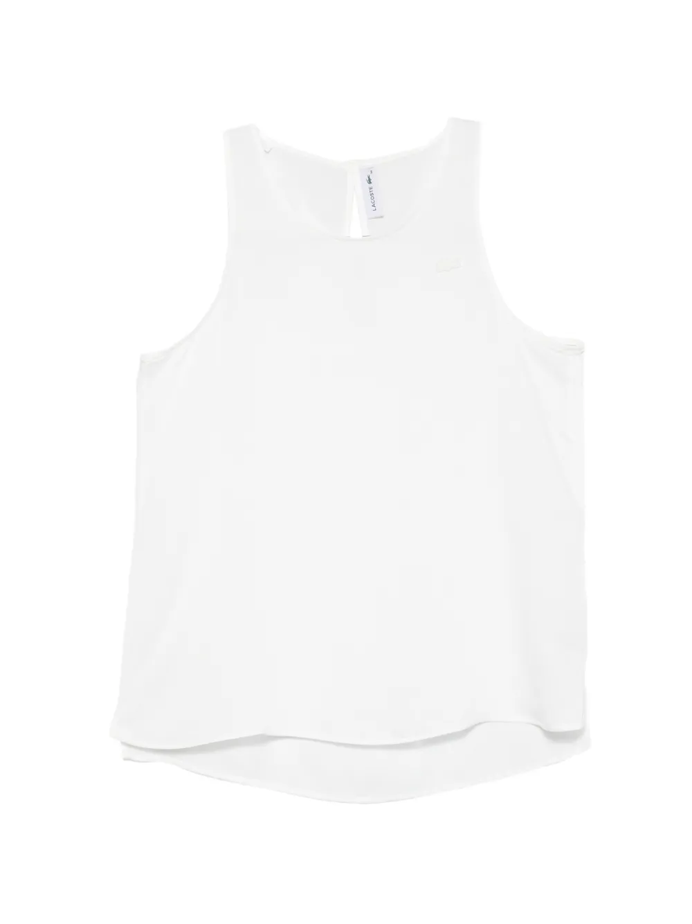 Lacoste logo-patch sleeveless top