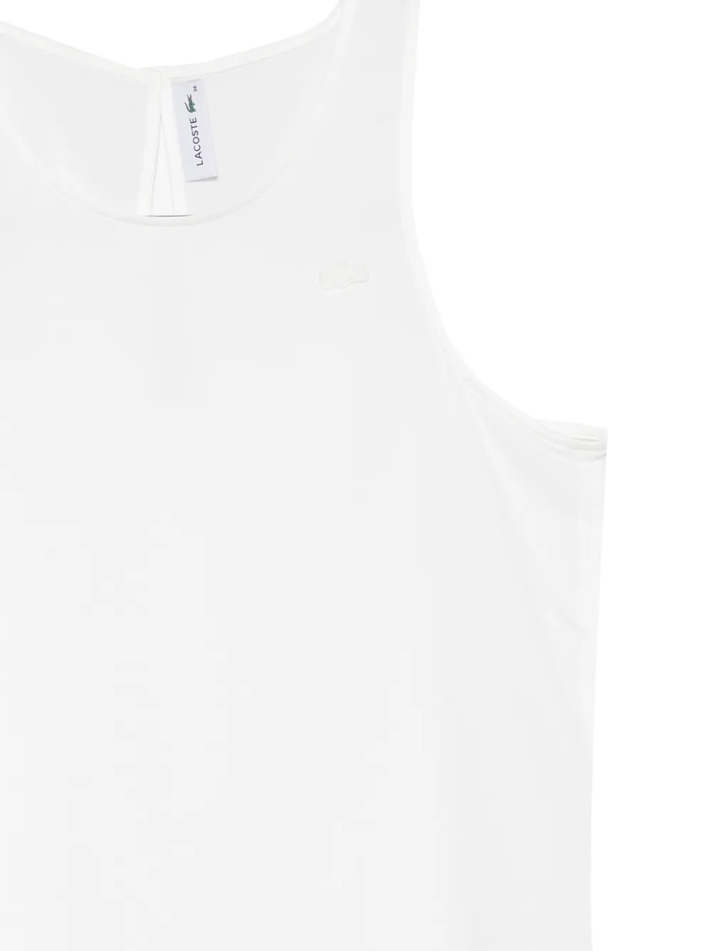 Lacoste Mouwloze top Wit