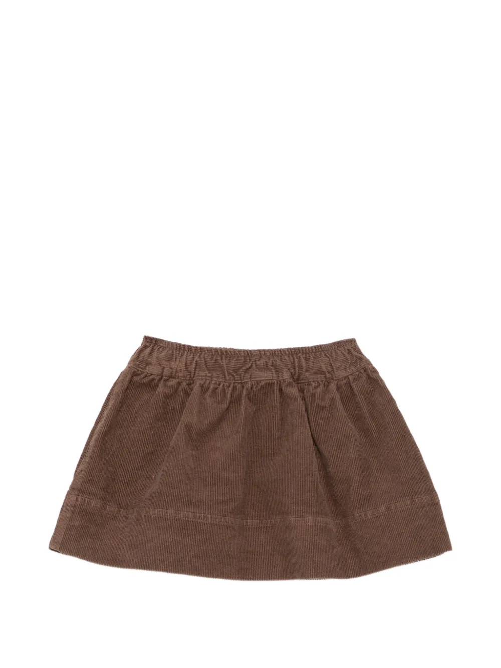 Il Gufo corduroy flared skirt Bruin