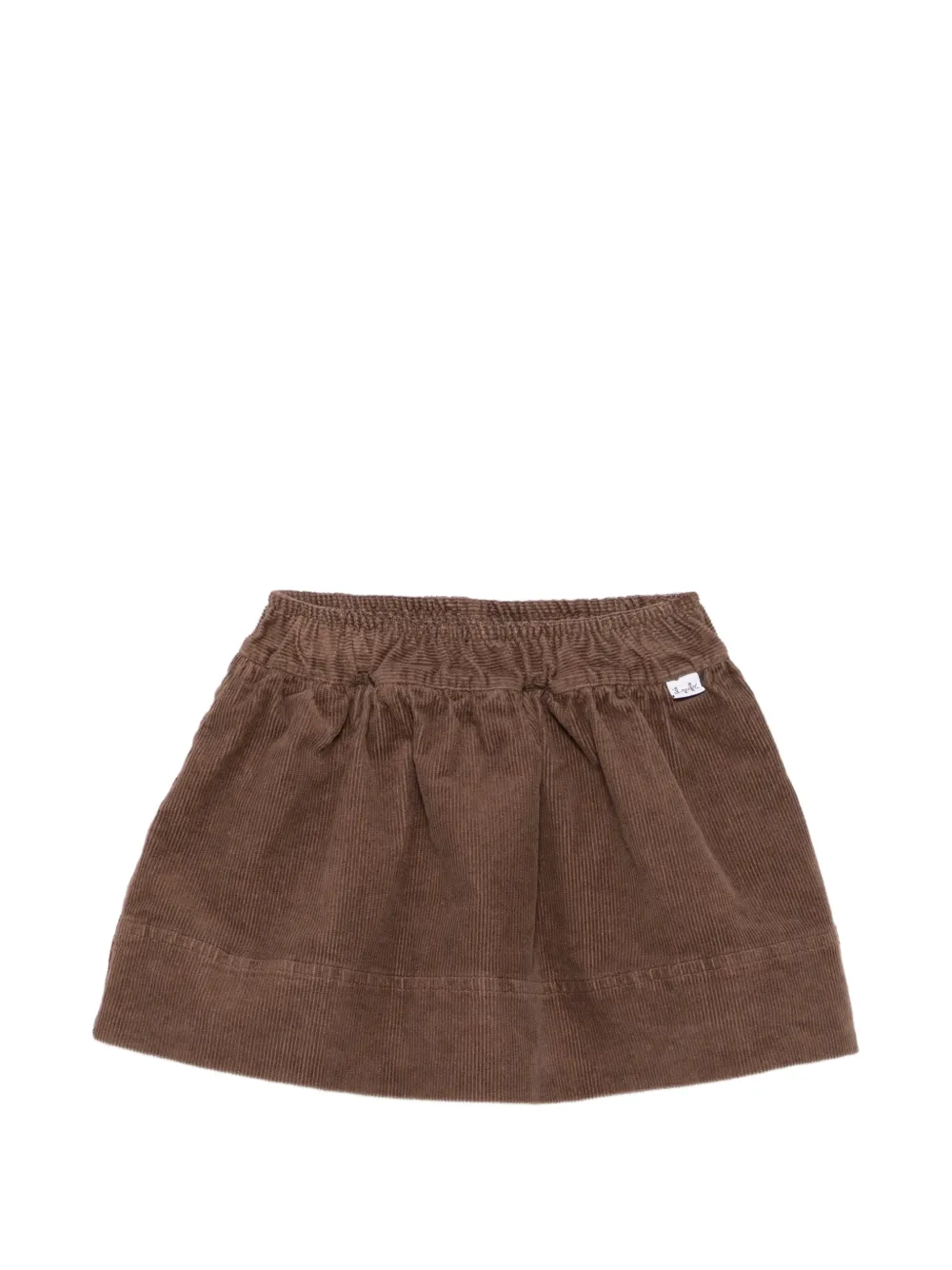 Il Gufo corduroy flared skirt Bruin