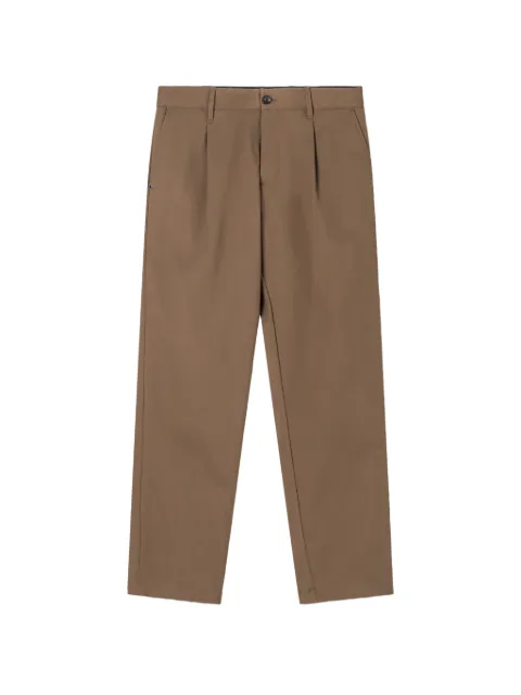 White Sand Sammy pleated twill trousers