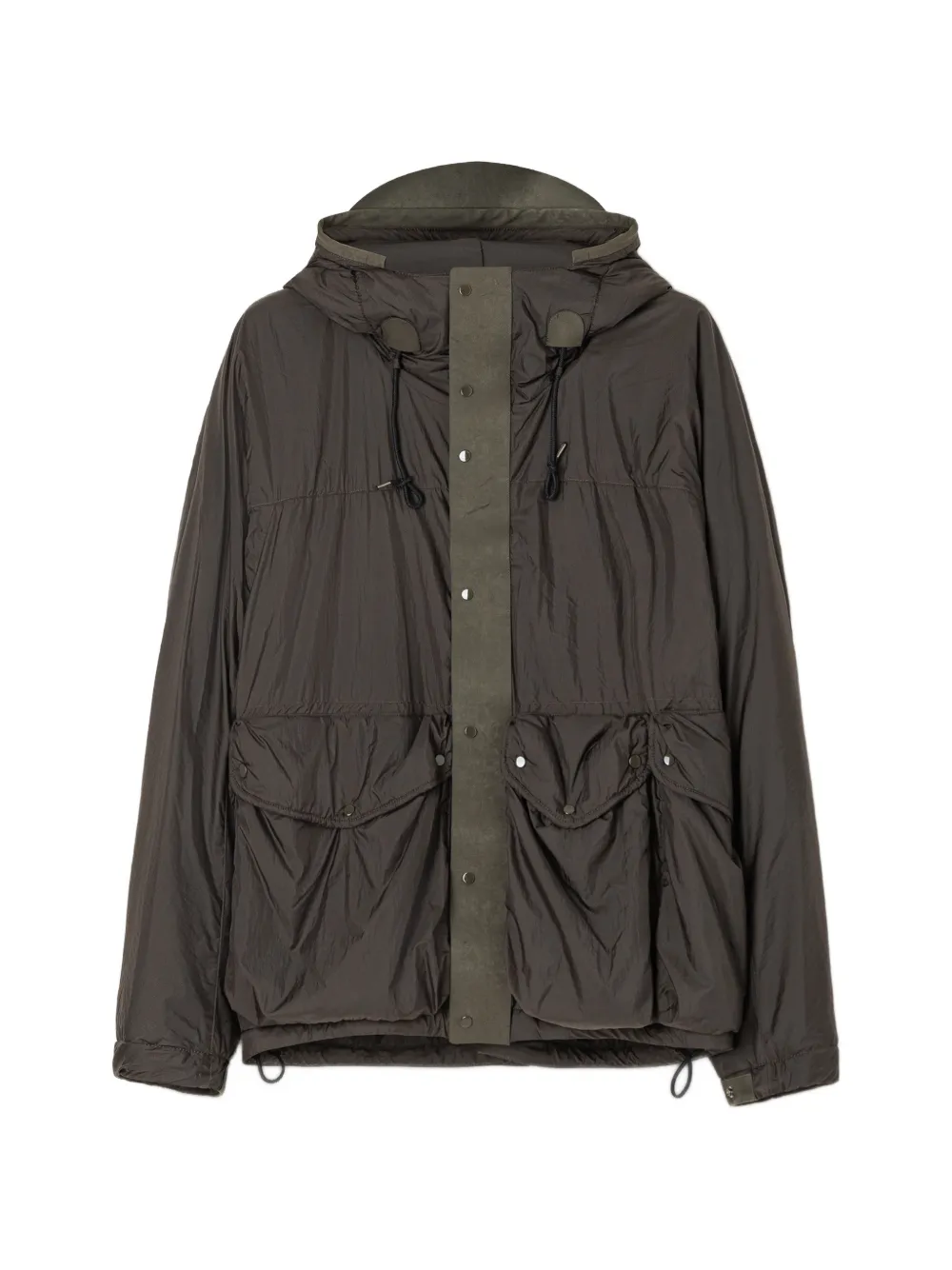 Ten C Skye Ten Hoodie In Green