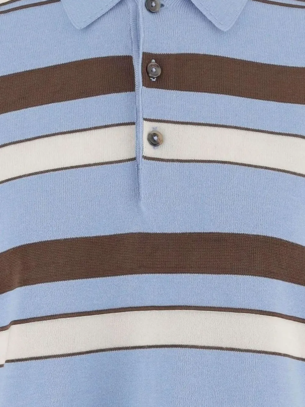 JW Anderson Gestreept poloshirt Blauw