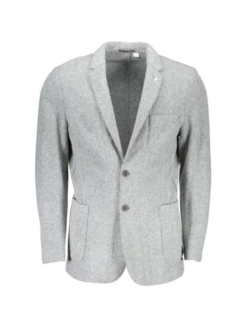 Gant textured single-breasted blazer