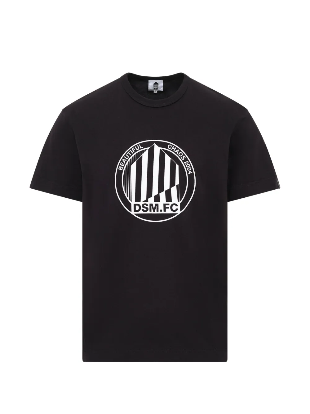 Noir Kei Ninomiya t-shirt à imprimé graphique