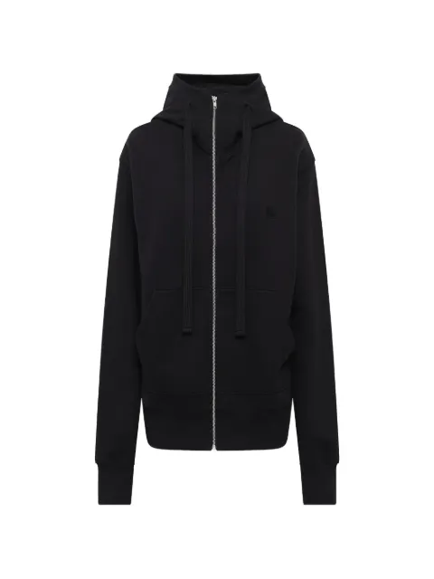 Noir Kei Ninomiya Hut embroidered zip-up hoodie