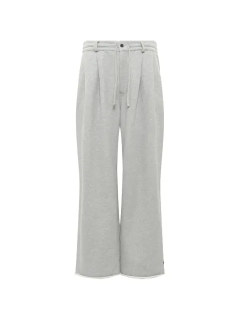 Noir Kei Ninomiya pleated pile-knit trousers