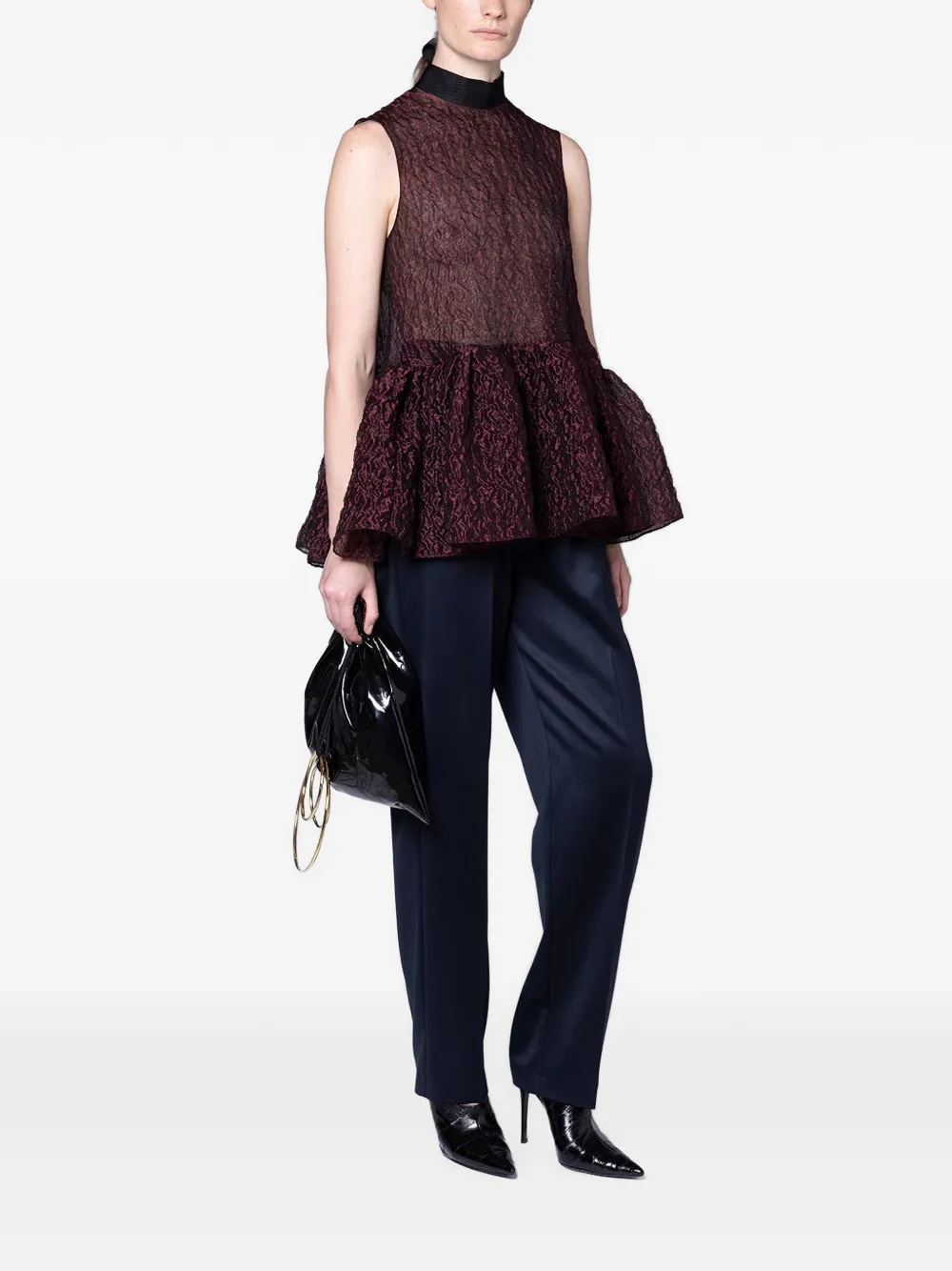 Roksanda Ragosta Tailored Trousers in Blue, view 3