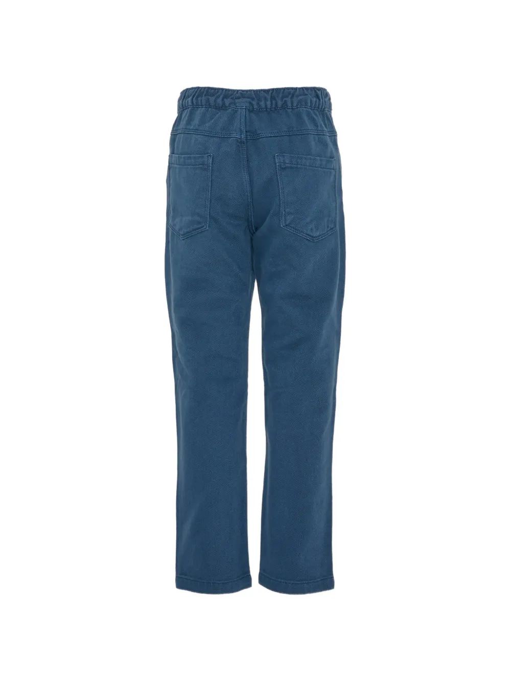 TRUSSARDI JUNIOR straight-leg cotton jeans Blauw