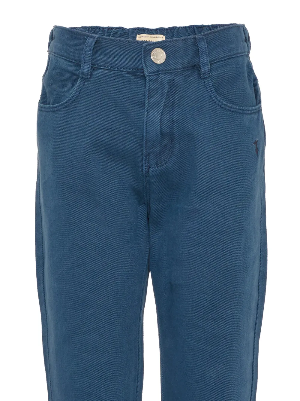 TRUSSARDI JUNIOR straight-leg cotton jeans Blauw