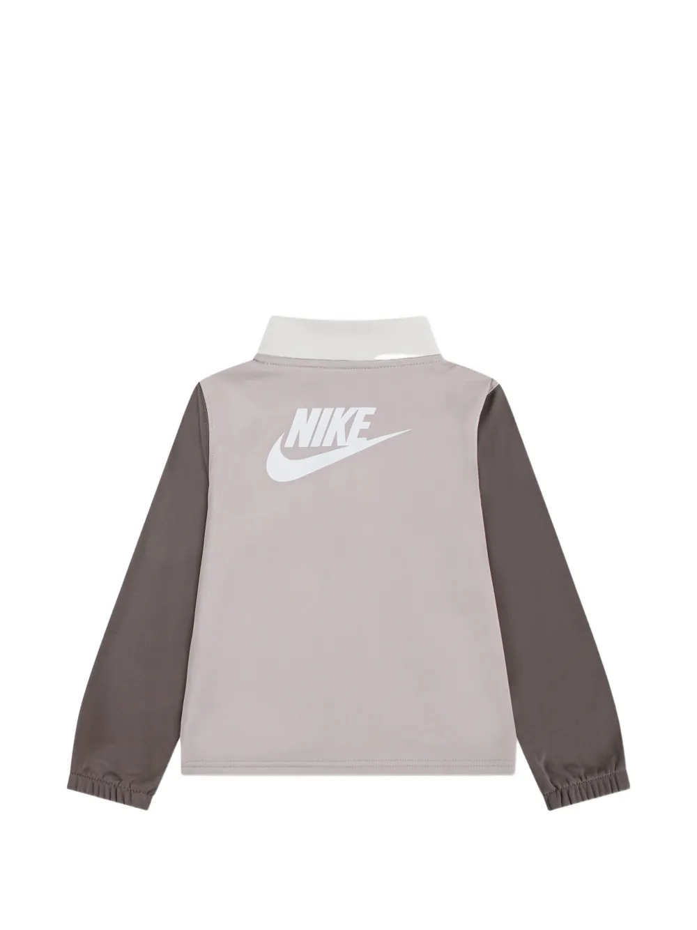 Nike Kids logo-print colour-block tracksuit Grijs