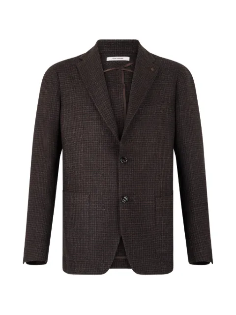 Tagliatore check-pattern single-breasted blazer