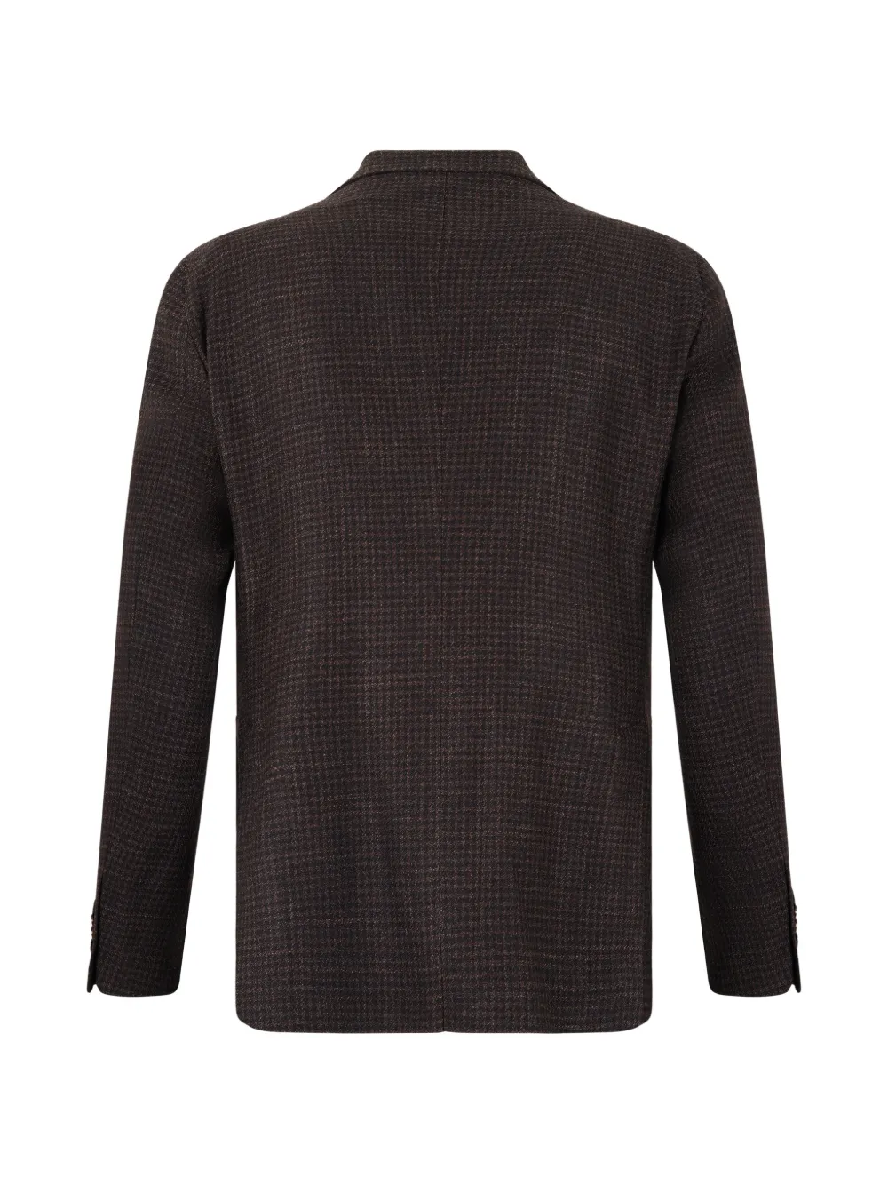 Tagliatore Geruite blazer met enkele rij knopen Bruin
