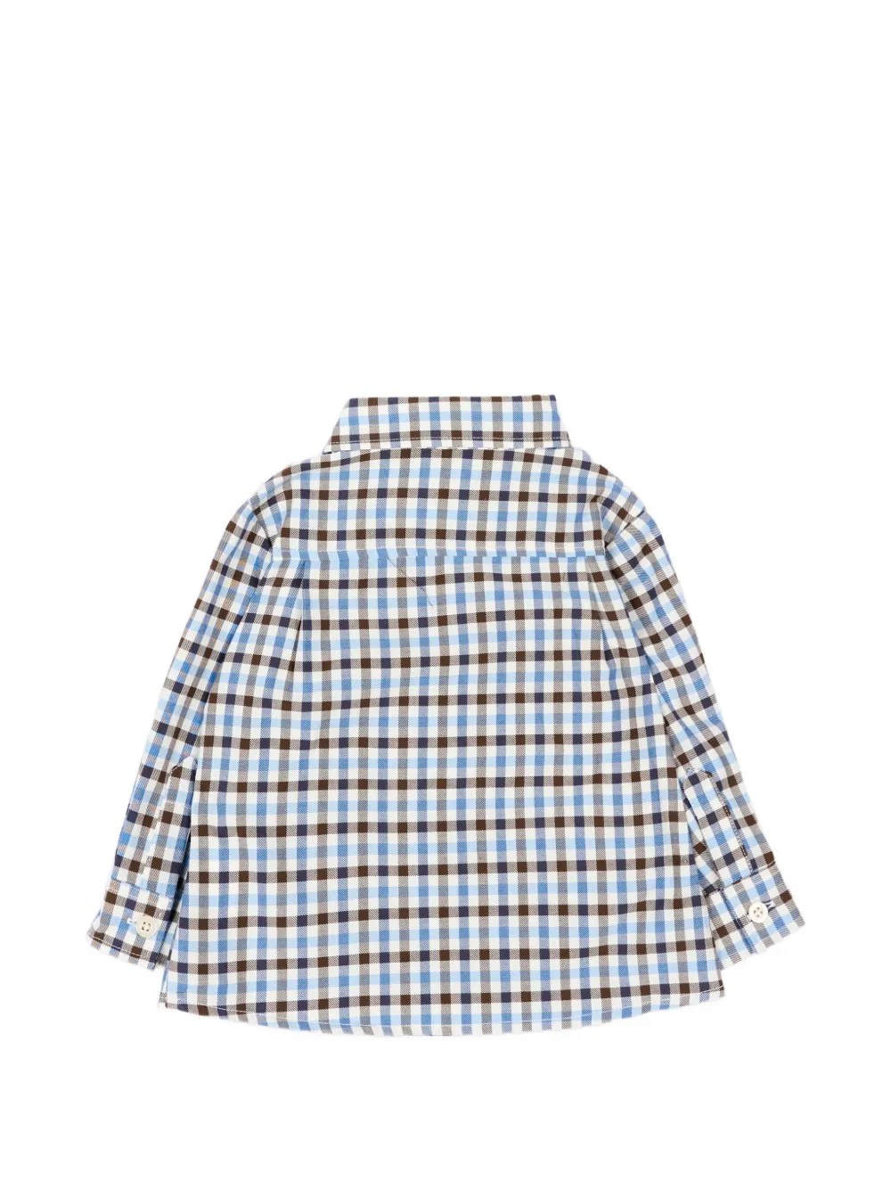Patachou Button-down shirt met gingham ruit Blauw